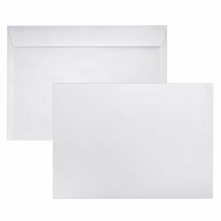 Конверт почтовый 162*229 мм (С5) Silwerhof Eco, силикон, чистый, запечатка