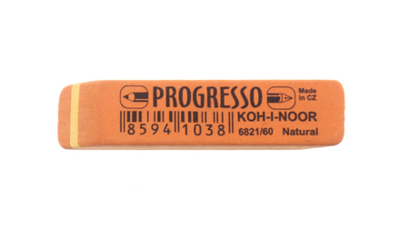 Ластик Progresso, 58*13 мм, оранжевый, 6821/60