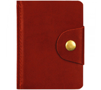 Визитница карманная OfficeSpace, 70×100 мм, 1 карман, 18 листов, красная