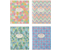Тетрадь общая А5, 96 л. на скобе ArtSpace «Узоры. Pattern&Flower», 163*205 мм, клетка, ассорти