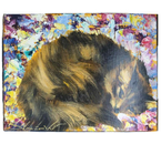 Картина «Грустное настроение» (Стратович В.В.), 30×22 см, холст, масло