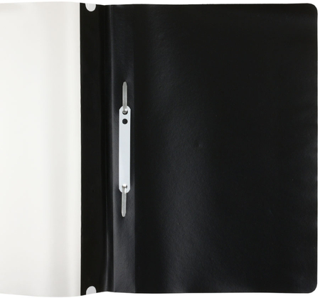 Папка-скоросшиватель пластиковая А4 «Стамм.», толщина пластика 0,18 мм, черная