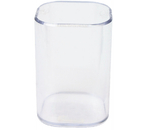 Стакан для канцелярских принадлежностей «Стамм. Фаворит», 100×70 мм, прозрачный