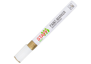 Маркер-краска лаковый Staff Profit, золотистый