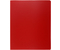 Папка пластиковая на 2-х кольцах OfficeSpace, толщина пластика 0,5 мм, красная