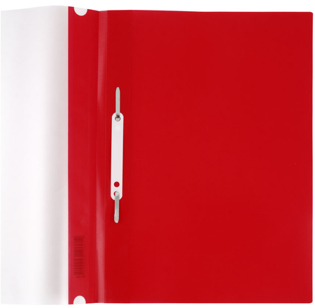 Папка-скоросшиватель пластиковая А4 «Стамм», толщина пластика 0,16 мм, красная