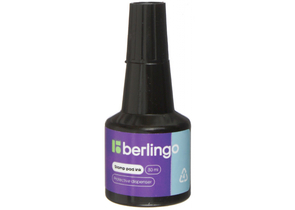 Краска штемпельная Berlingo, 30 мл, черная