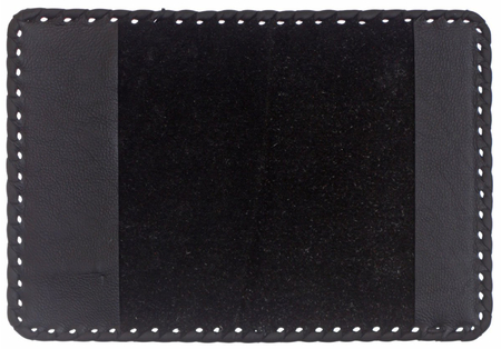 Обложка для паспорта «Макей» 009-11-06-16/1, 100*140 мм, черная с золотом