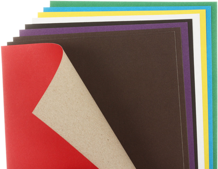 Картон цветной односторонний А4 «Юнландия», 8 цветов, 8 л., немелованный, «Веселый жирафик»