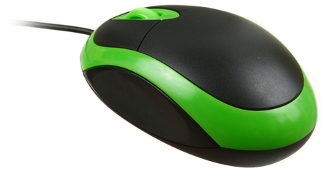 Мышь компьютерная Sh. SH06, USB, проводная, черно-зеленая Мышь компьютерная Sh. SH06, USB, проводная, черно-зеленая