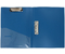 Папка пластиковая с боковым зажимом и верхним прижимом Forpus, толщина пластика 0,5 мм, синяя