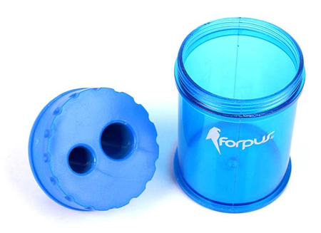 Точилка пластиковая Forpus, 2 отверстия, с контейнером Точилка пластиковая Forpus, 2 отверстия, с контейнером