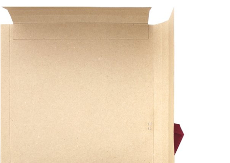 Папка картонная на завязках, А4, плотность 470 г/м2, немелованная, серая