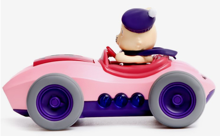 Машинка металлическая с кошкой Sima-Land, масштаб 1:36, розовая Машинка металлическая с кошкой Sima-Land, масштаб 1:36, розовая