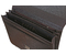 Портфель деловой из натуральной кожи «Кинг» 1072, 400*350 мм, рифленый коричневый