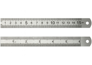 Линейка металлическая Workmate, 15 см