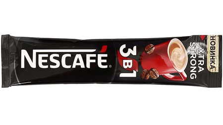 Кофе растворимый Nescafe 3в1, 16 г, Xtra Strong, в стике