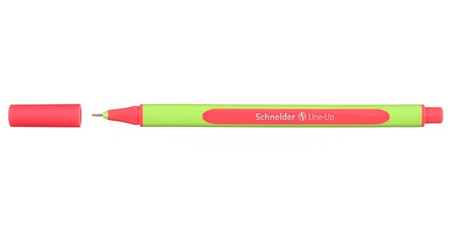Лайнер Schneider Line-Up, толщина линии письма 0,4 мм, неон красный