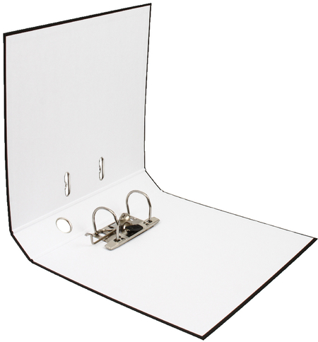 Папка-регистратор Attache с односторонним ПВХ-покрытием, корешок 50 мм, черный