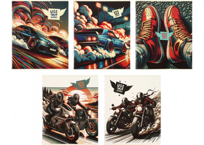 Тетрадь общая А5, 48 л. на скобе BG «Свои крылья», 162×203 мм, клетка, ассорти