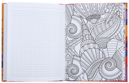Книжка записная «Канц-Эксмо», 132*172 мм, 96 л., клетка, «Paper Art. Яркие краски»