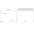 Конверт почтовый 229×324 мм (С4), силикон, с подсказкой «Кому-куда»