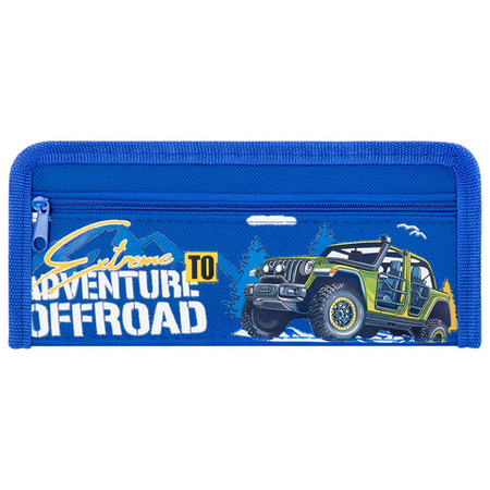 Пенал двухкамерный «Юнландия», 210*90*60 мм, Offroad