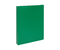 Папка пластиковая на 2-х кольцах «Стамм», толщина пластика 0,5 мм, зеленая
