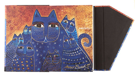 Книжка записная Paperblanks Fantastic Felines, 100*140 мм, 88 л., линия, «Кошки Средиземноморья»