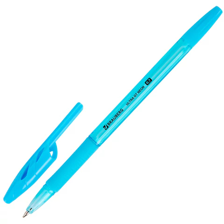 Ручка шариковая Brauberg Ultra GT Neon, корпус ассорти, стержень синий Ручка шариковая Brauberg Ultra GT Neon, корпус ассорти, стержень синий