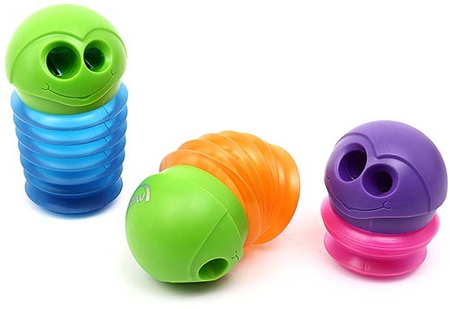 Точилка пластиковая Croc, 2 отверстия, с контейнером, ассорти (цена за 1 шт.) Точилка пластиковая Croc, 2 отверстия, с контейнером, ассорти (цена за 1 шт.)