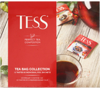 Набор «Коллекция пакетированного чая и чайного напитка Tess», 100 г, 60 пакетиков, 12 видов