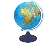 Глобус Земли физический Globen с подсветкой от батареек «Классик Евро»