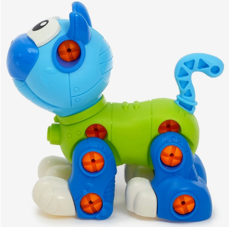 Конструктор винтовой «Кошечка», 43 детали, цвета деталей конструктора - ассорти Конструктор винтовой «Кошечка», 43 детали, цвета деталей конструктора - ассорти