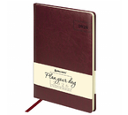 Ежедневник датированный на 2026 год Brauberg Imperial, 210×295 мм, 168 л., бордовый