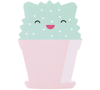 Бумага для заметок с липким краем фигурная Meshu, 65×80 мм, 1 блок×50 л., Sweet Mono