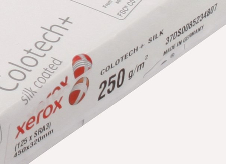Бумага офисная Xerox Colotech+ Silk coated, SRА3 (450*320 мм), 250 г/м2, 125 л.
