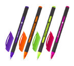 Ручка шариковая одноразовая Brauberg Extra Glide Soft Color, корпус ассорти, стержень синий Ручка шариковая одноразовая Brauberg Extra Glide Soft Color, корпус ассорти, стержень синий