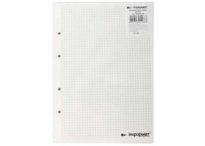 Сменный блок для тетради на кольцах inФормат, 100 л., клетка