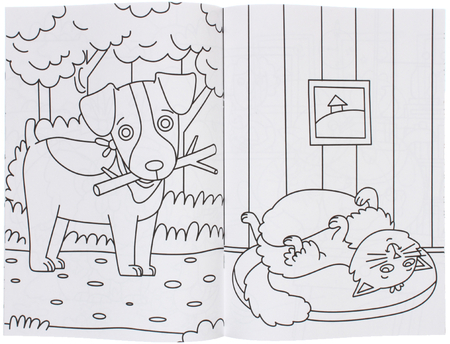 Раскраска А4 «Я рисую», 8 л., ассорти