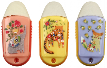 Точилка пластиковая Meshu Spring Dreath с ластиком, 1 отверстие, ассорти Точилка пластиковая Meshu Spring Dreath с ластиком, 1 отверстие, ассорти