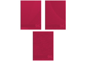 Тетрадь общая А4, 96 л. на скобе Viva Magenta, 210×297 мм, клетка, ассорти Тетрадь общая А4, 96 л. на скобе Viva Magenta, 210×297 мм, клетка, ассорти