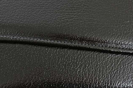 Папка деловая из натуральной кожи «Кинг» 2045, 375*265*40 мм, рифленая, черная