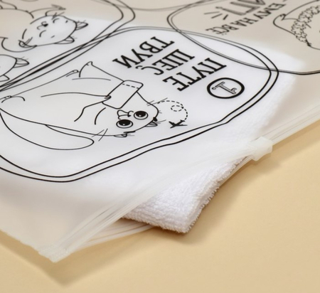 Папка-конверт пластиковая на молнии «Пакет для путешествий», 360*240 мм, «Коты» Папка-конверт пластиковая на молнии «Пакет для путешествий», 360*240 мм, «Коты»