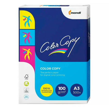 Бумага офисная Color Copy, А3 (297*420 мм), 100 г/м2, 500 л. Бумага офисная Color Copy, А3 (297*420 мм), 100 г/м2, 500 л.
