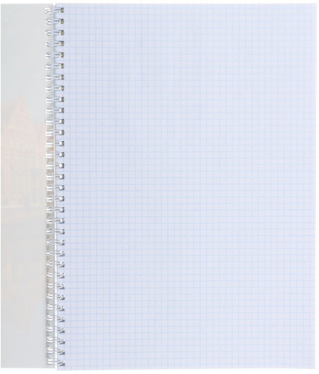 Тетрадь общая А4, 80 л. на гребне «Вокруг света. Волшебное путешествие» , 200*285 мм, клетка 