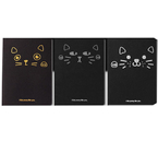 Скетчбук-блокнот креативный, 105×140 мм, 32 л., черные листы, I Like Pussy Like You, ассорти