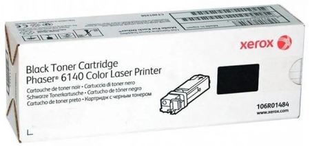Тонер-картридж Xerox Phaser 6140-D (106R01484), ресурс 2600 страниц, черный