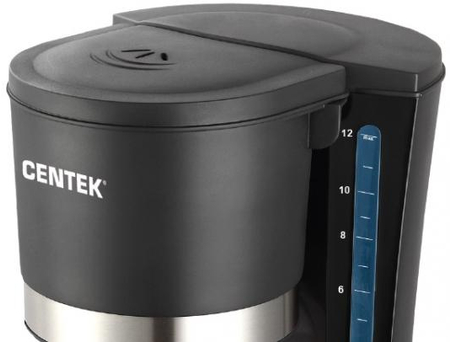 Кофеварка Centek CT-1141, черная Кофеварка Centek CT-1141, черная