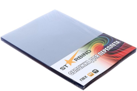 Обложки для переплета пластиковые Starbind, А4, 100 шт., 150 мкм, прозрачные Обложки для переплета пластиковые Starbind, А4, 100 шт., 150 мкм, прозрачные